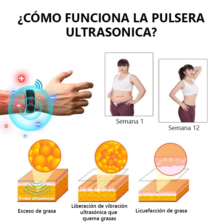 Especial de Tiempo Limitado🔥Muñequera de Desintoxicación por Ultrasonidos e Infrarrojos Lejanos para Equilibrar el Azúcar en la Sangre - Equilibrio Energético🔥