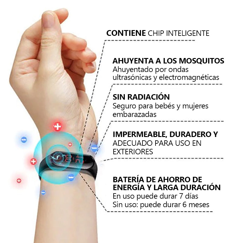 Especial de Tiempo Limitado🔥Muñequera de Desintoxicación por Ultrasonidos e Infrarrojos Lejanos para Equilibrar el Azúcar en la Sangre - Equilibrio Energético🔥