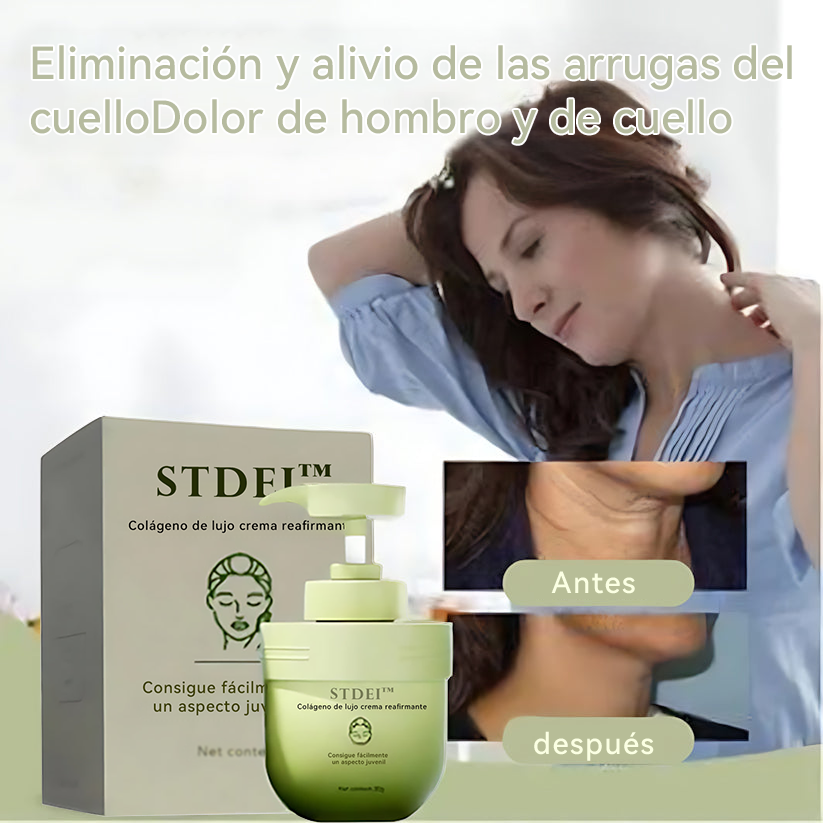 LEFUN™ Lujosa crema reafirmante con colágeno(🔥74% de descuento por tiempo limitado🔥)👑