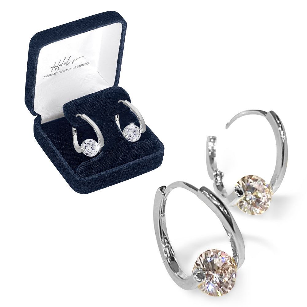 (✅ÚLTIMO DÍA DE OFERTA: 80 % DE DESCUENTO)CZTICLE™ Pendientes de germanio con terapia magnética para la linfa histónica