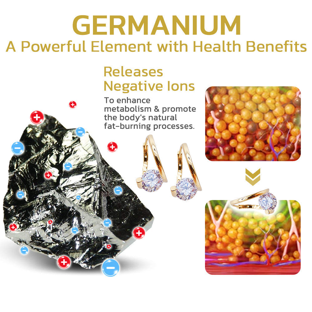 (✅ÚLTIMO DÍA DE OFERTA: 80 % DE DESCUENTO)CZTICLE™ Pendientes de germanio con terapia magnética para la linfa histónica