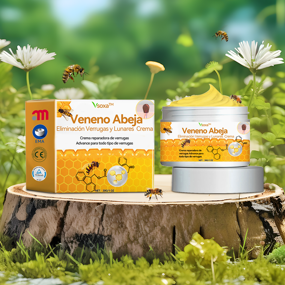 Vsóxa™ Veneno Abeja Eliminación Verrugas y Lunares Crema👑(Último día de promoción 80% de descuento)