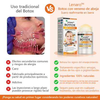 Hecho y enviado desde México ✨Lenaro™ Botox Bee Venom Firming Serum Stick 💥Último día 70% de descuento