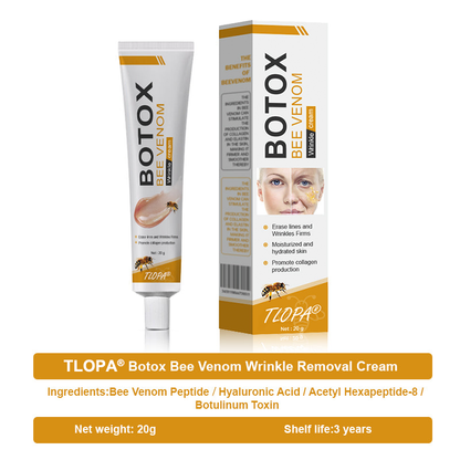 Hecho y enviado desde EE. UU. ✅ Crema para eliminar arrugas TLOPA™ Botox con veneno de abeja - ÚLTIMO DÍA 80% DE DESCUENTO