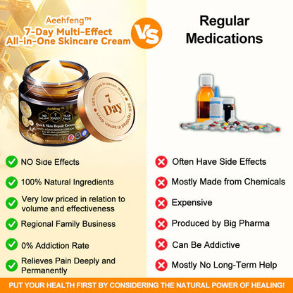 𝖠𝖾𝖾𝗁𝖿𝖾𝗇𝗀™ Crema de Cuidado de la Piel 7 Días Multi-efecto Todo-en-Uno 👩‍⚕️(Recomendada por la BAD)💎