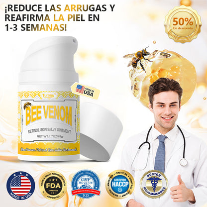 Ungüento de Veneno de Abeja con Retinol para la Piel 🎉𝐀𝐀𝐃 𝐑𝐄𝐂𝐎𝐌𝐈𝐄𝐍𝐃𝐀 (¡55% de Descuento por Tiempo Limitado!)