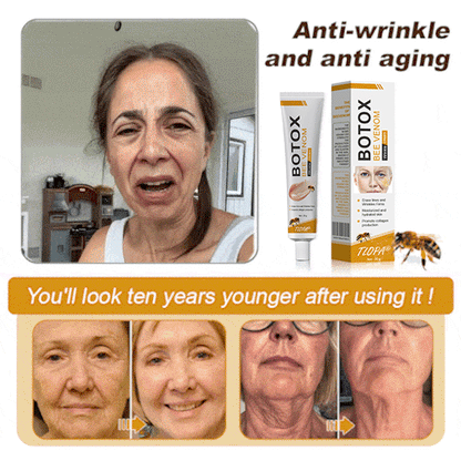 Hecho y enviado desde EE. UU. ✅ Crema para eliminar arrugas TLOPA™ Botox con veneno de abeja - ÚLTIMO DÍA 80% DE DESCUENTO